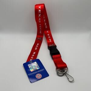 ‎Pro Specialties Group NCAA Texas Tech Red Raiders Lanyard Keychain ID Holder